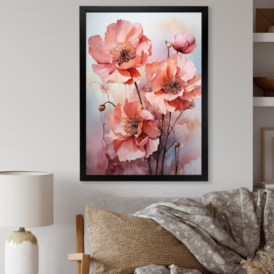 Tulipes rendues dans une palette monochromatique I sur toile