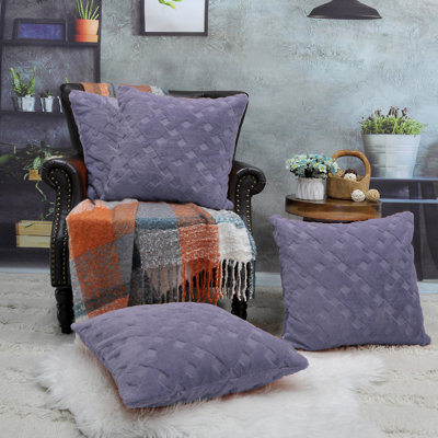 Tatami Faux Fur Throw Pillow Covers