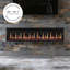 Highmark Luxe Virtual LCD Wall Mount Smart Electric Fireplace - Remote Control & Adjustable Multi-Color Flame-150044184
