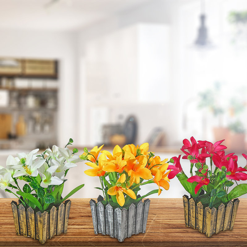Centres de table Lily en pot