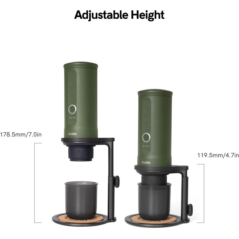 OutIn Universal Coffee Stand with Cork Pad