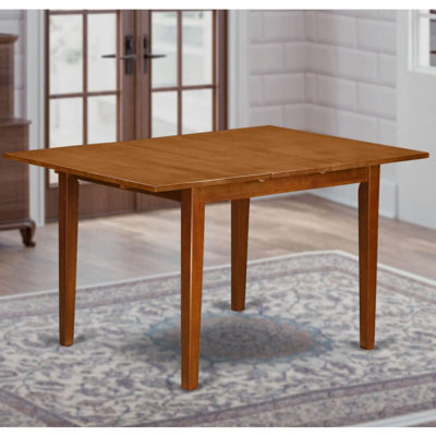 Table de salle à manger extensible en bois d'hévéa Adonica