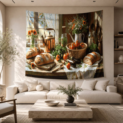 Thanksgiving Country kitchen themes Wall Tapestry