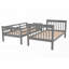 Lit superposé simple sur trois tiroirs robuste Capacité de 190 lb, aucun sommier requis