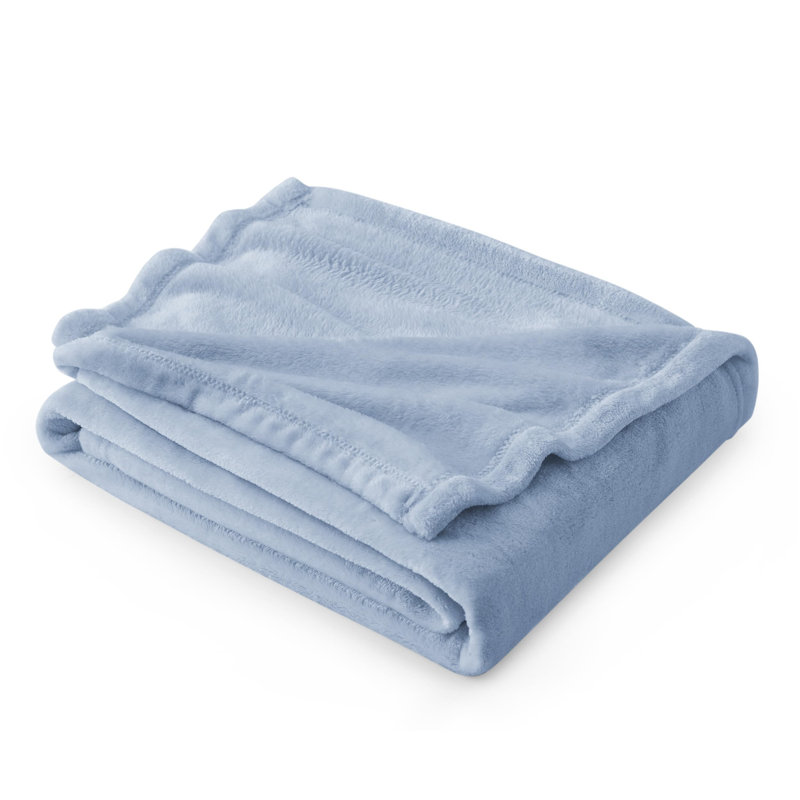 Couverture polaire Cozy Winter Collection 300GSM pour canapé, canapé, lit, L 50 po x L 70 po, Bleu clair
