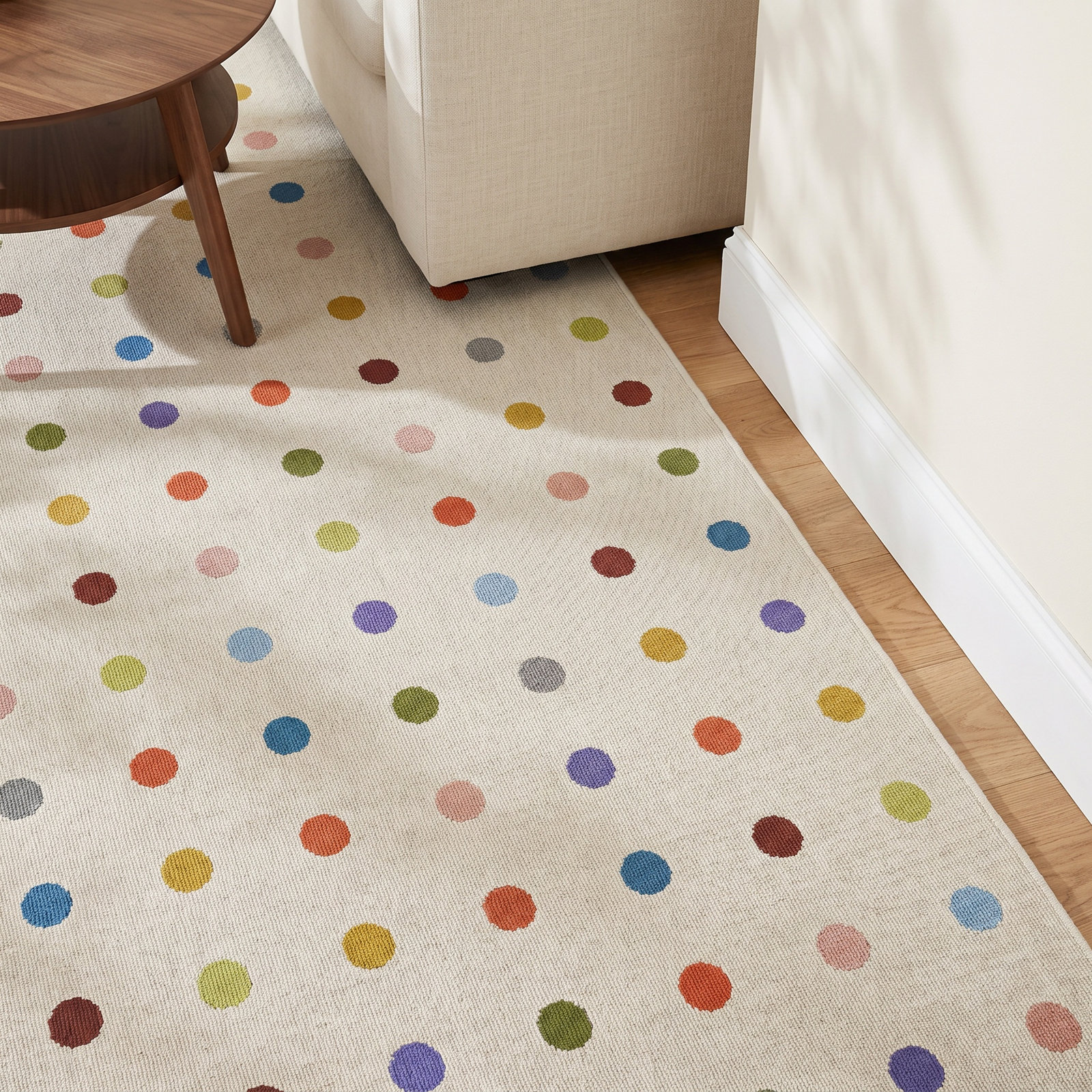 Icon Multi Dots Outdoor Rug, Rectangle 5'3" x 7'6"