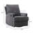 Norvis 29.5" Wide  Modern Refined Linen Upholstered Standard Manual Recliner-547020370