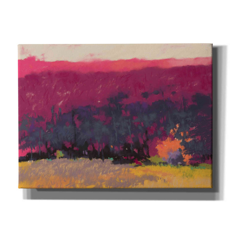 «Glow» par Mike Kelly, art mural sur toile, H 40 po x l 54 po x P 1,5 po