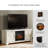 Kahne TV Stand Fireplace for TVs up to 60" Fireplace