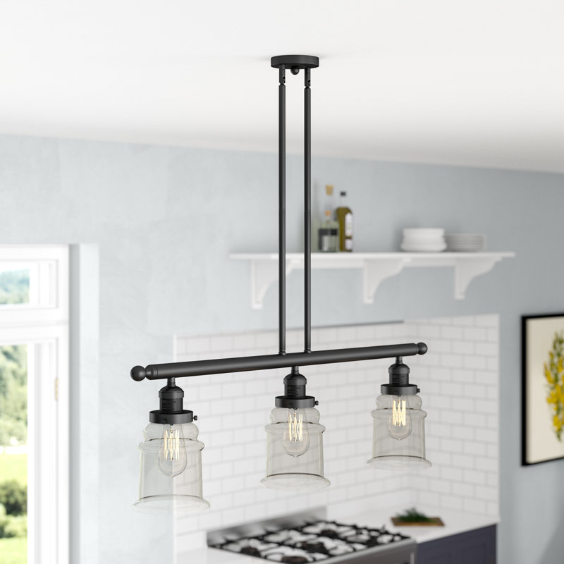 Galaviz 3 - Light Kitchen Island Pendant, Oil Rubbed Bronze