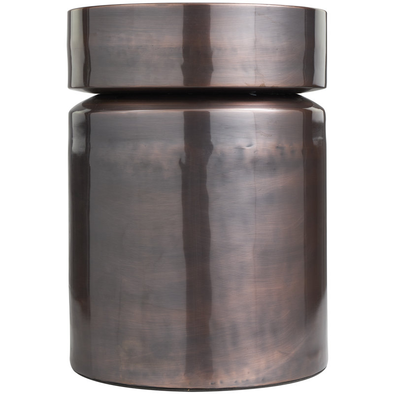 Table de bout Alixia, Cuivre, H 18,7 po x l 13,6 po x P 13,6 po