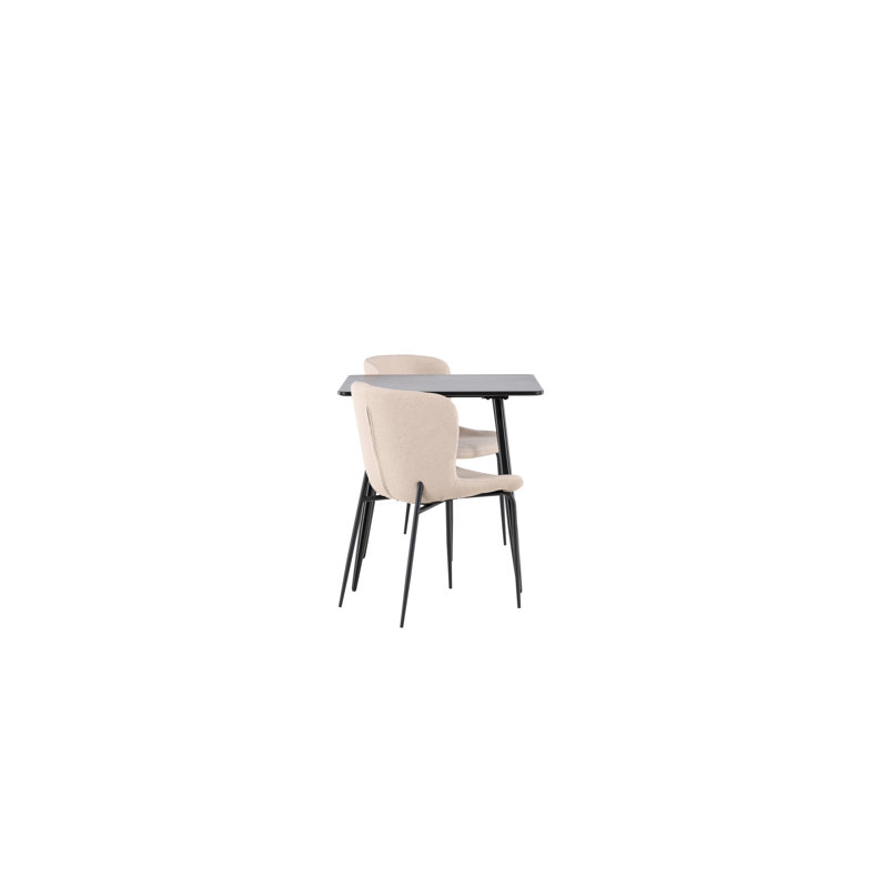Skipton 2 - Person Dining Set, Beige, Beige