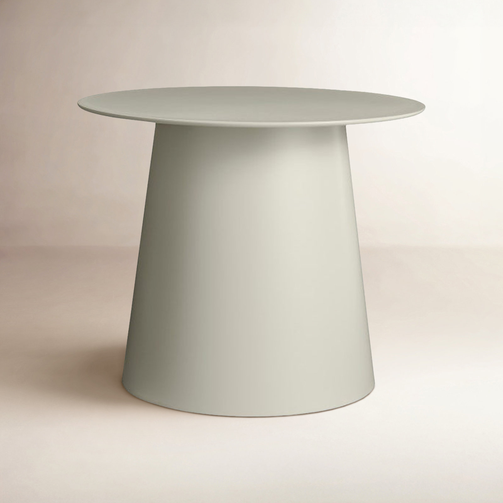 Circula Single End Table, Putty, 12" H x 15" W x 15" D