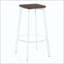 Tabouret de bar carré en métal - ensemble de 2