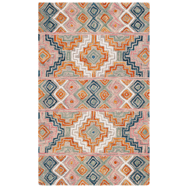 Tapis en laine touffeté à la main Deyoung, Rectangulaire 3 pi x 5 pi