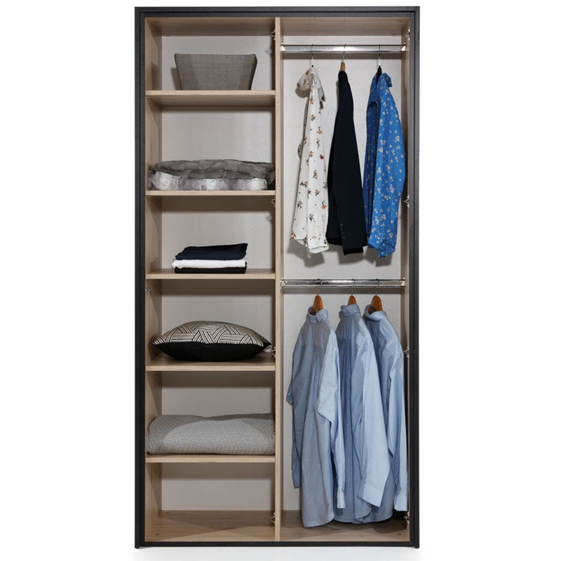 Andrzelika Solid + Manufactured Wood Wardrobe, 207cm H x 109cm W x 63cm D