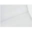 Chaise de bureau, hauteur du tabouret de bar, debout, bureau d'ordinateur, travail, aspect cuir blanc, métal blanc, moderne, moderne-1530120315