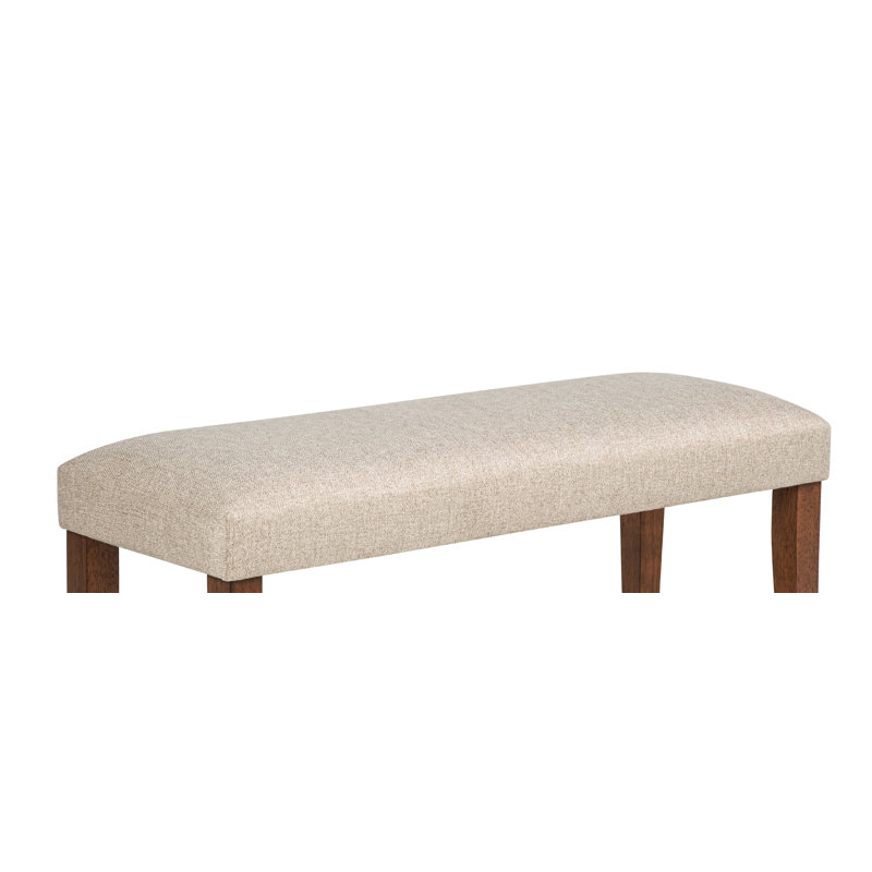 Ensemble de mobilier de salle à manger Mid-Century en bois brun avec sièges rembourrés moelleux | Idée de cadeau