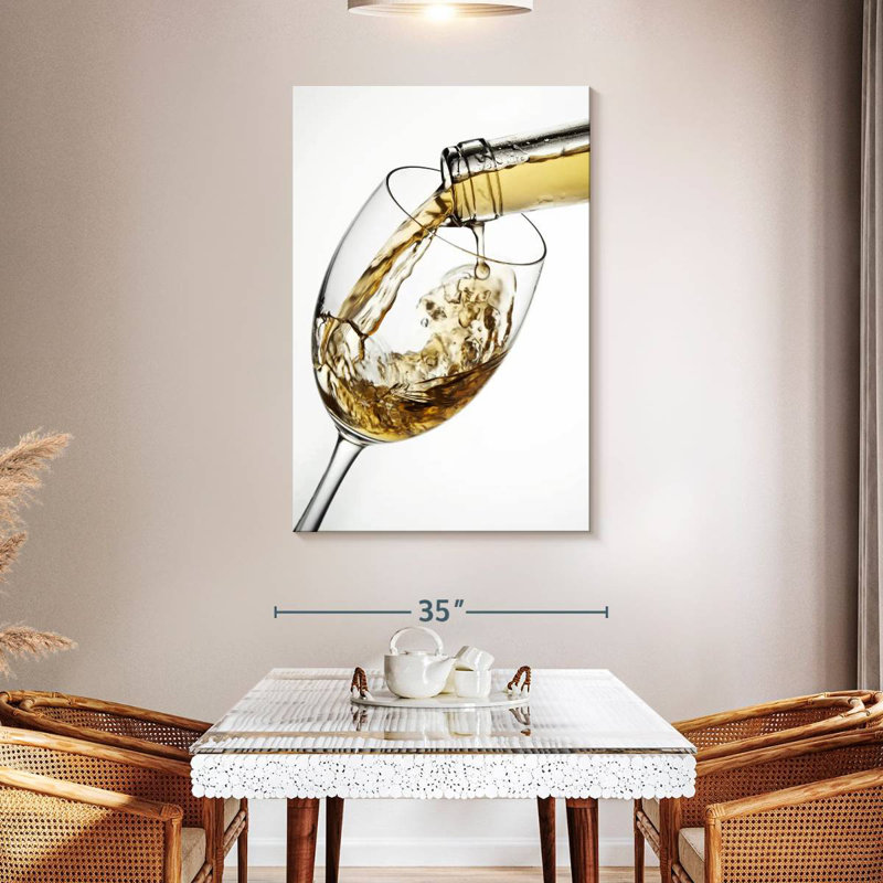 Yarlin Serving White Wine, 48" H x 32" W