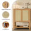 Armoire à chaussures d'entrée en rotin-1767645841