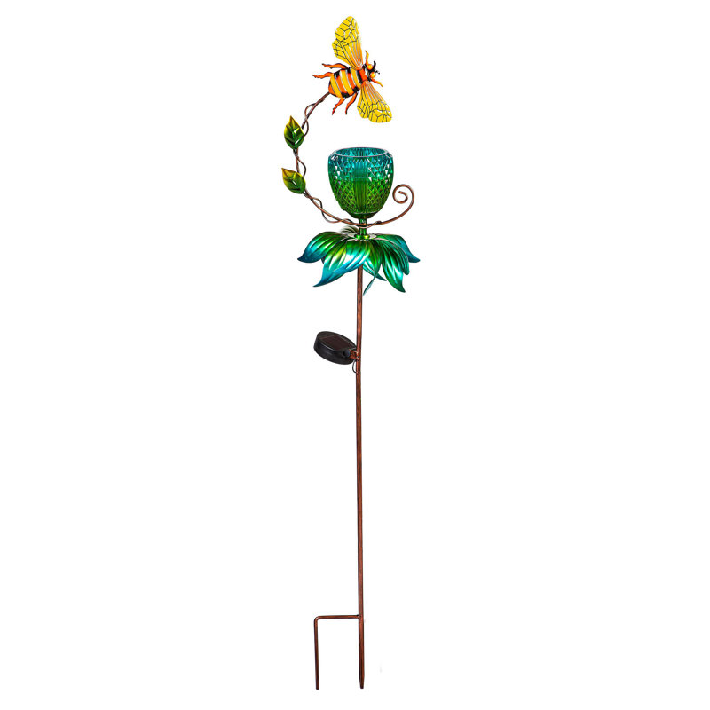 Bee Solar Garden Stake