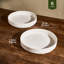 Ensemble de bols en pâte 6 pièces 8,1 po - service pour 6, blanc mat-2134660341