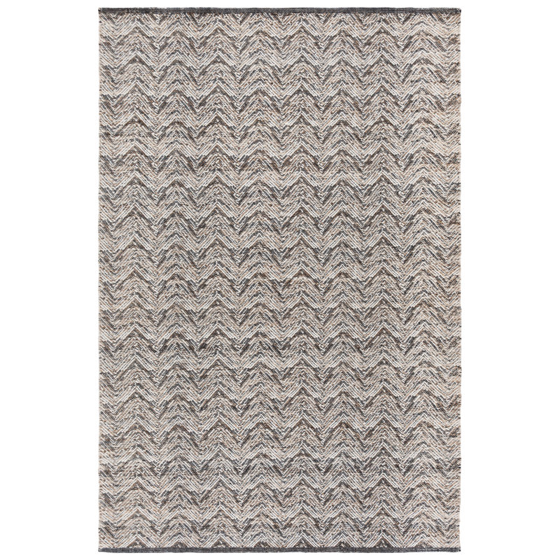 Broadbelt Flat Weave Wool Geometric Rug, Rectangle 5' x 8'