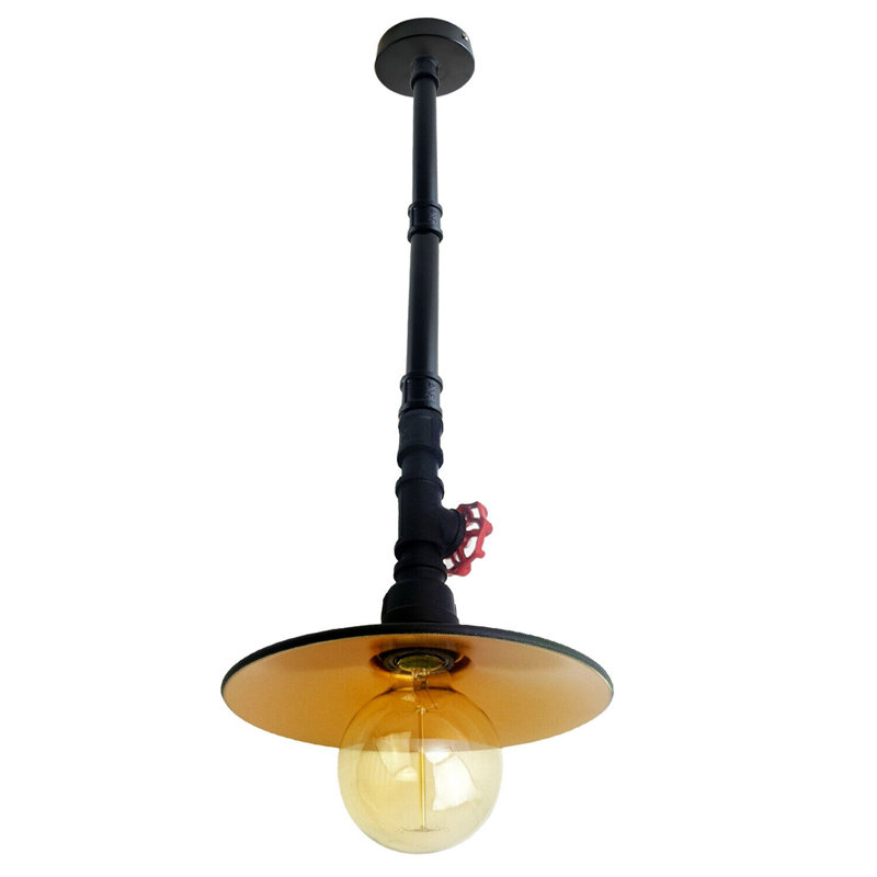 Schutte 1 - Light Black Single Pendant