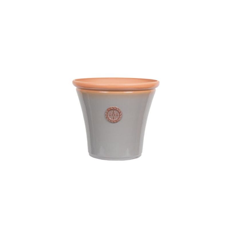 Antonique Handmade Pot Planter, 15.75cm H x 45cm W x 17.72cm D, Grey