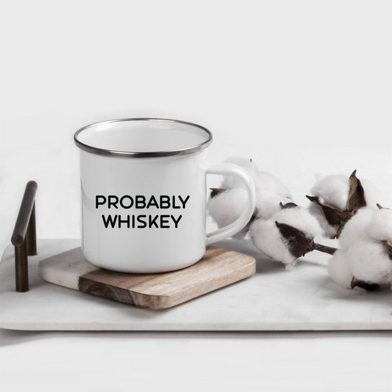 Grande tasse à café probablement whiskey Glazer