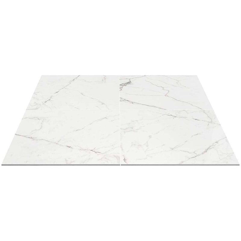 Dreamstone 24X24 Polished Porcelain Tile, Statuario Venato Polished