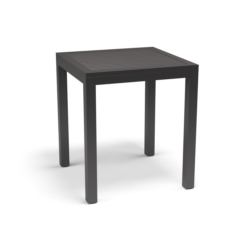Naples Outdoor Square Dining Table, Graphite, 41"H x 36"W x 36"W