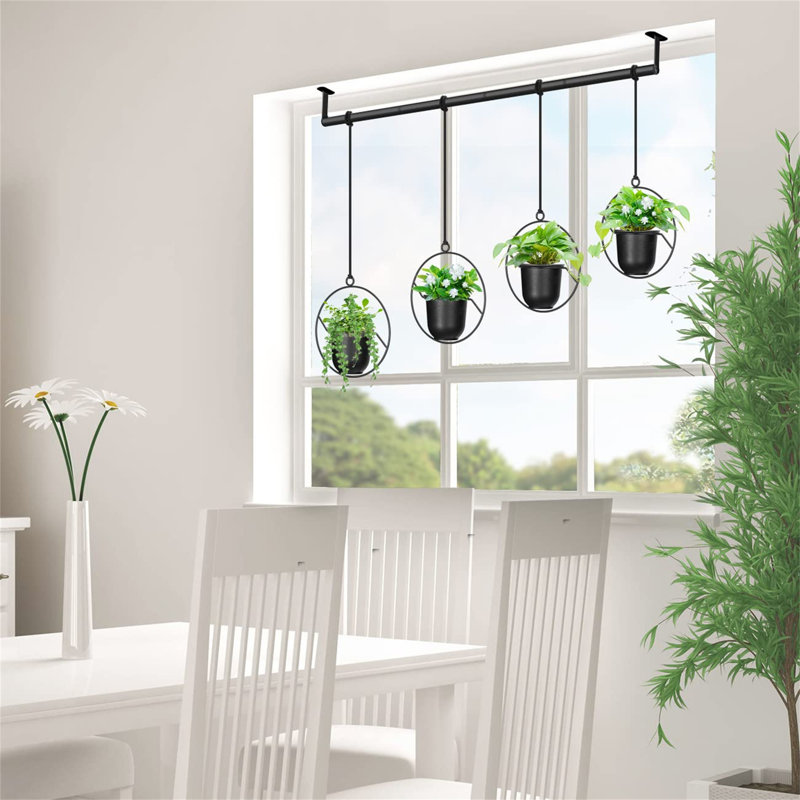 Jardinières suspendues 4 pièces Kavious