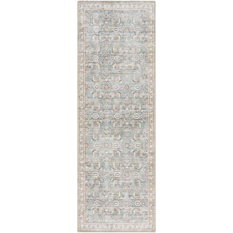 Tapis lavable à la machine Alston, Tapis de couloir 2 pi 7 po x 7 pi 10 po