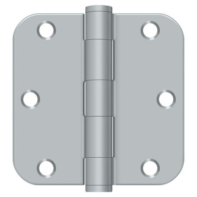 Charnière Deltana DSB35R526D-R 3-1 / 2 "x 3-1 / 2" x 5/8 "Deltana, résidentielle en paire de chrome brossé, Chrome brossé