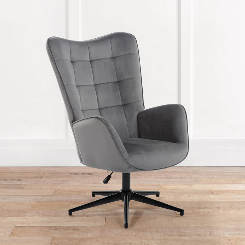 Charton Executive Chair, Dark Grey, Height Adjustable