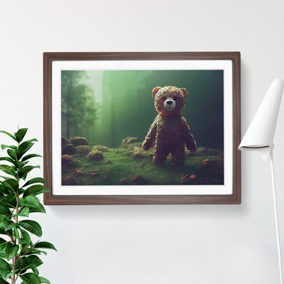 Sublime Teddy Bear 1 Piece Single Picture Frame Wall Art