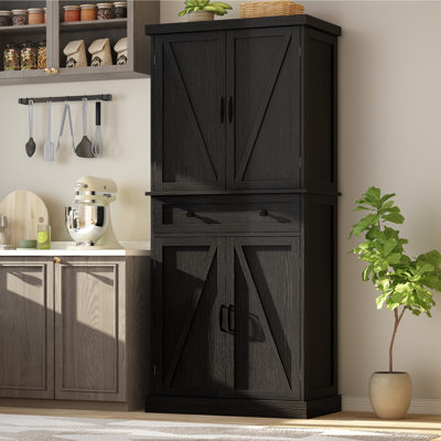 Ashyiah 72" Kitchen Pantry by August Grove