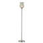 Lampe de jardin en métal avec interrupteur au pied moderne en nickel 59 po Bridget-554202454