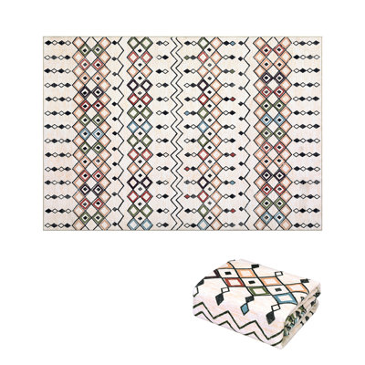Tapis rectangulaire bohème