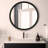 Chelbe Solid Wood Round Mirror-1502962627