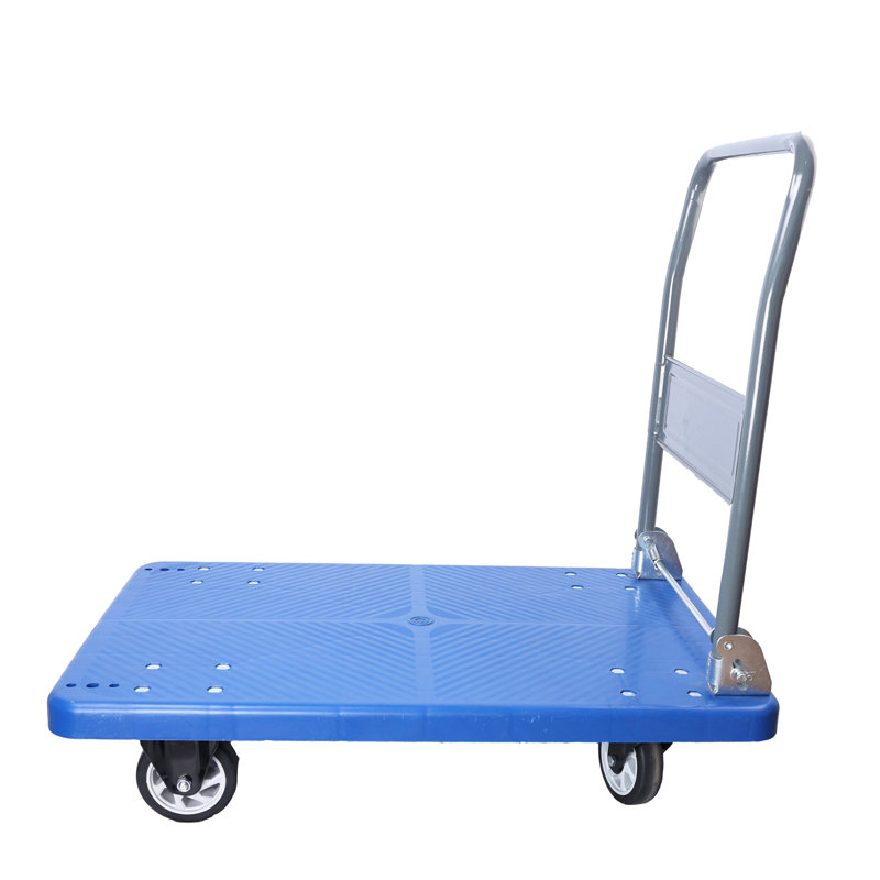 Chariot à main Chariot-poussoir pliable amélioré Dolly Capacité de 660 lb Camion-plate-forme Chariot à main Robuste et robuste