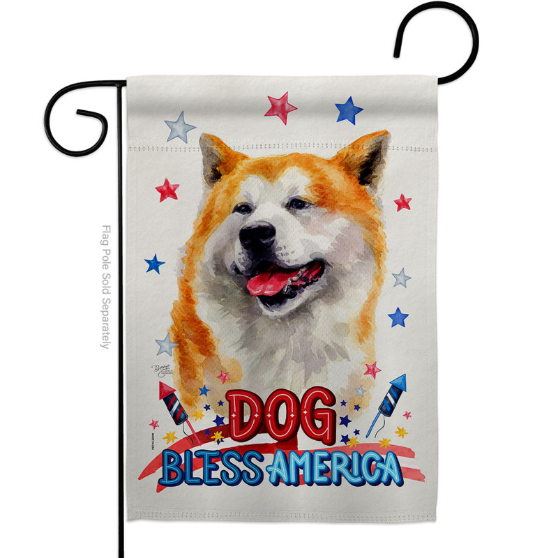 Double Sided 18.5'' H x 13'' W Polyester Animal Garden Flag