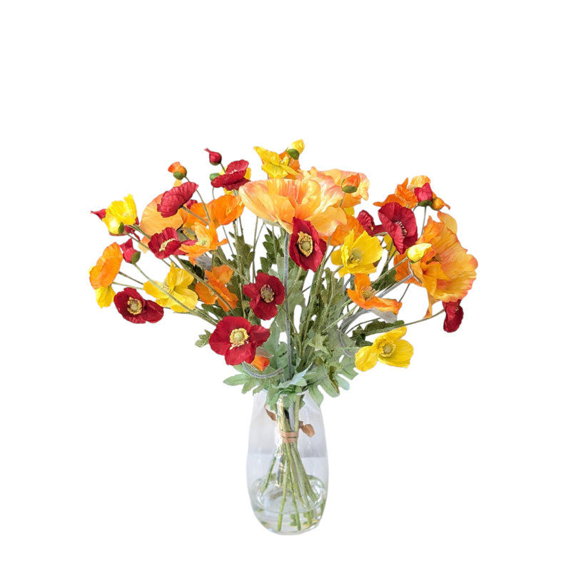 Arrangement floral coquelicot