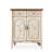 White Solid + Manufactured Wood Shoe Storage Bench