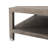 Bustamante Modern Classic Wood Brushed Gold Coffee Table 60”,-1769852271