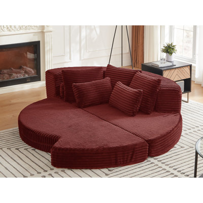 Chaise longue rembourrée