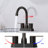 Bathroom faucet with 360 degree turn spout-115827551