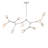 Catalyst 10 - Light Dimmable LED Sputnik Modern Linear Chandelier