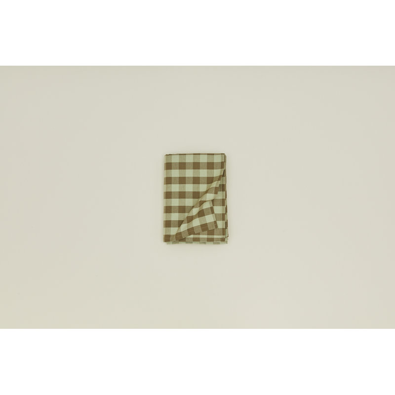 Essential Gingham Tablecloth, Sage/Olive